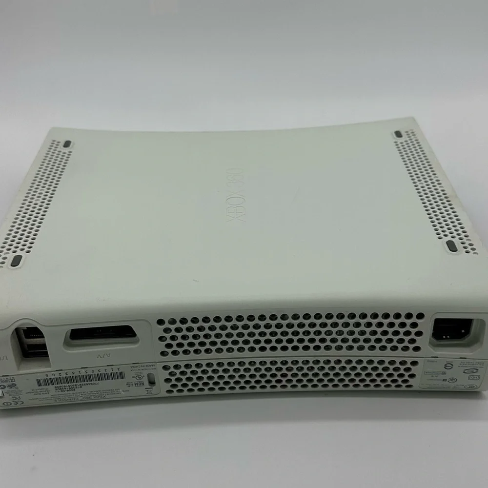 White Microsoft Xbox 360 Console Only UNTESTED